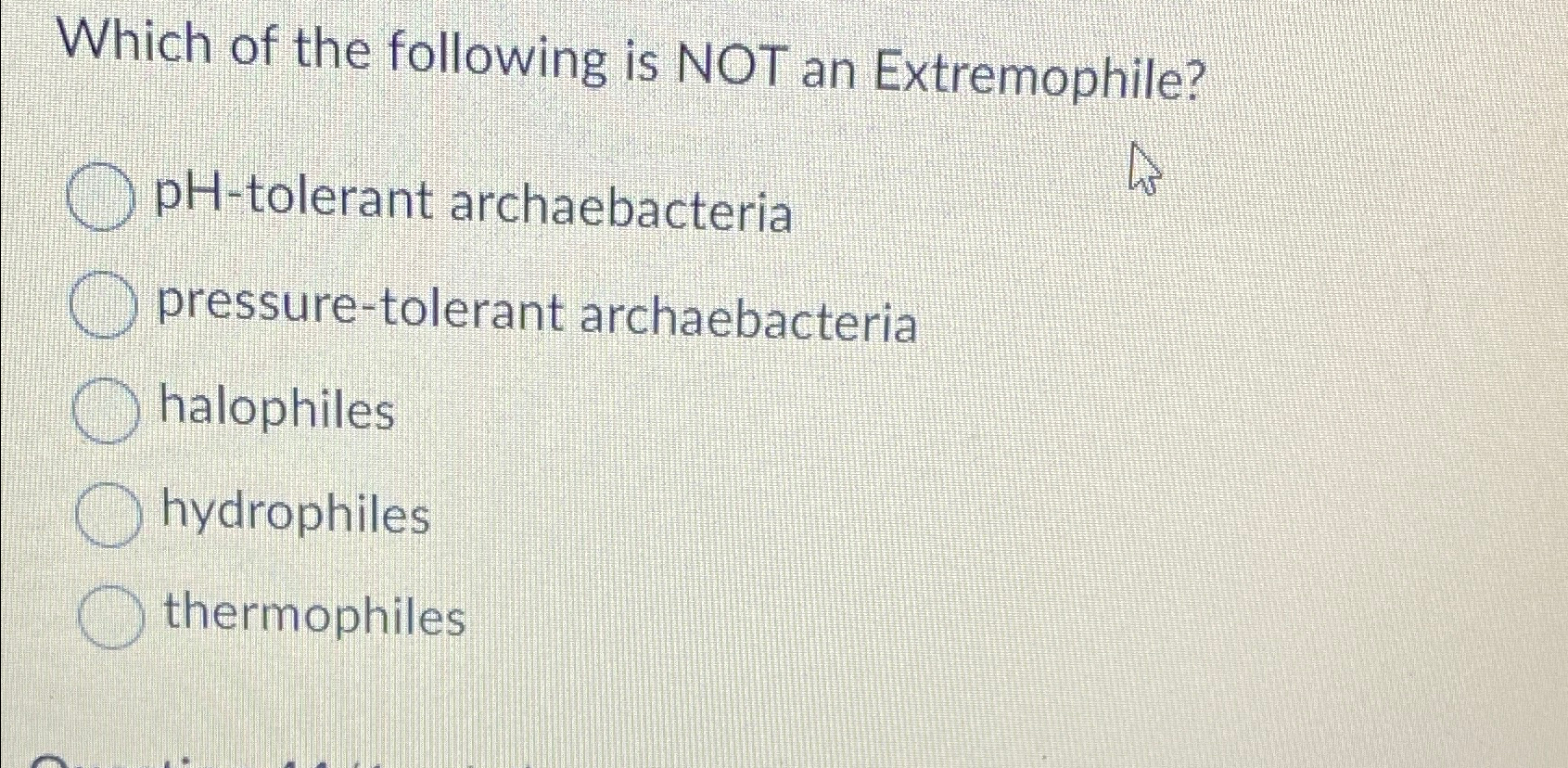 Solved Which of the following is NOT an | Chegg.com