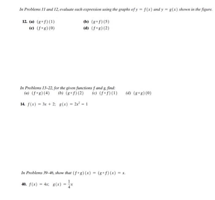 Solved In Problems 11 and 12, evaluate each expression using | Chegg.com