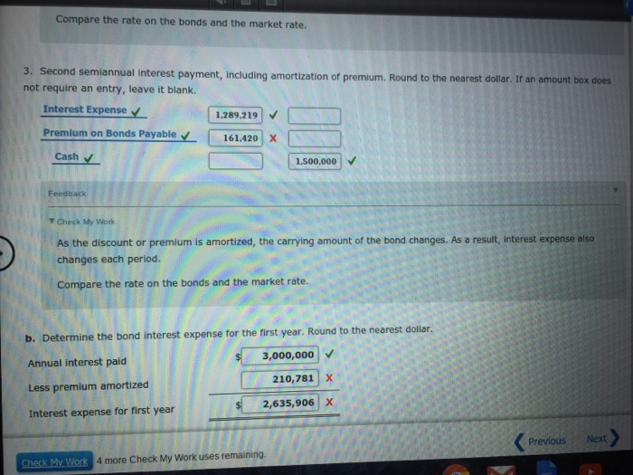 Solved Amortize Premium by Interest Method Shunda | Chegg.com