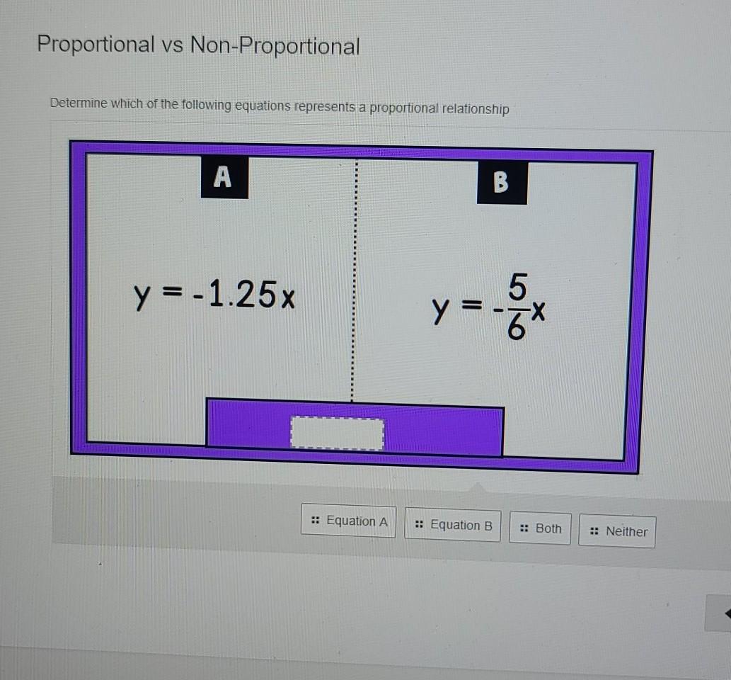 Solved Proportional vs Non-Proportional Determine which of | Chegg.com