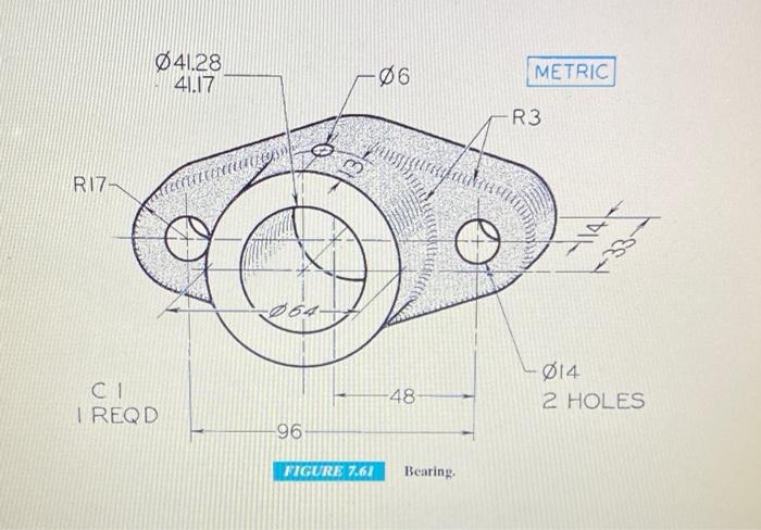 Solved . Section Views Create section drawing with | Chegg.com