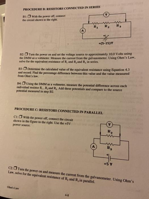 experiment 4 ohm's law