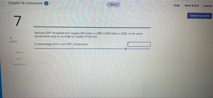 Solved Chapter 10. Homework Saved Help Save & Exit Submit | Chegg.com
