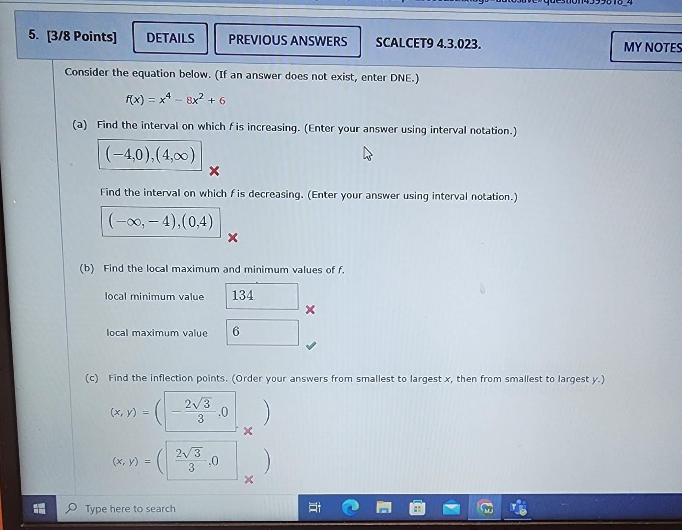 Solved Consider The Equation Below If An Answer Does Not