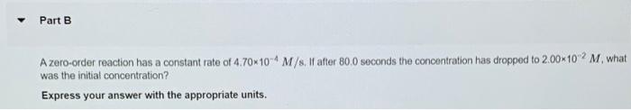 Solved The rate constant for a certain reaction is | Chegg.com