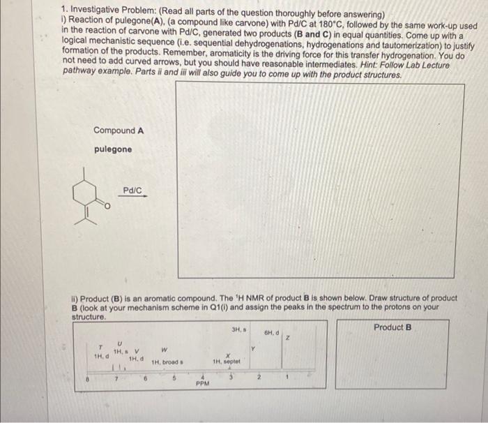 Solved 1. Investigative Problem: (Read All Parts Of The | Chegg.com