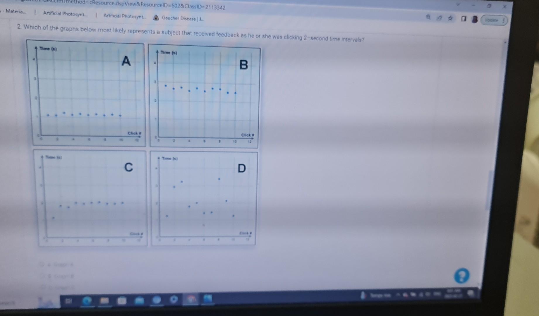 Solved 2. Which of the graphs below most likely represents a | Chegg.com