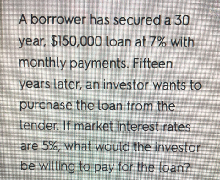 solved-a-borrower-has-secured-a-30-year-150-000-loan-at-7-chegg