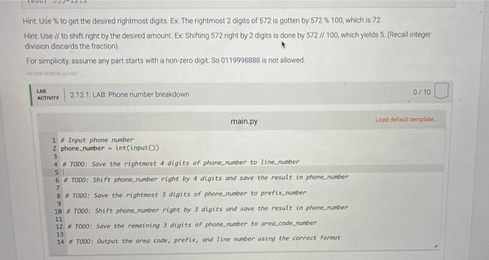 solved-2-12-lab-phone-number-breakdown-given-an-integer-chegg