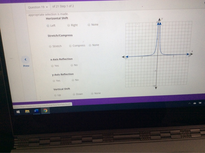 Solved Consider the following function Step 1 of 2: Graph | Chegg.com