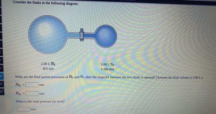 Solved Consider The Flasks In The Following Diagram. OO A | Chegg.com