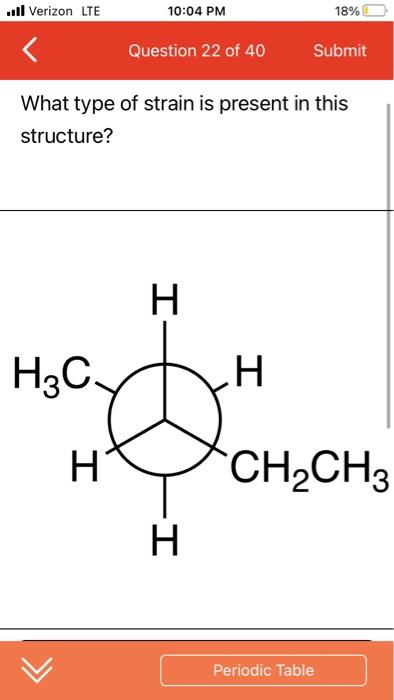 What type of strain is present in this structure?