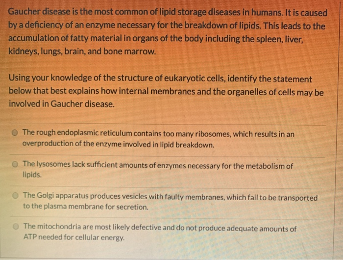 Lack of lipids diseases