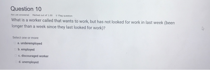 Solved Question 6 Not yet answered Marked out of 1.00 P Flag | Chegg.com