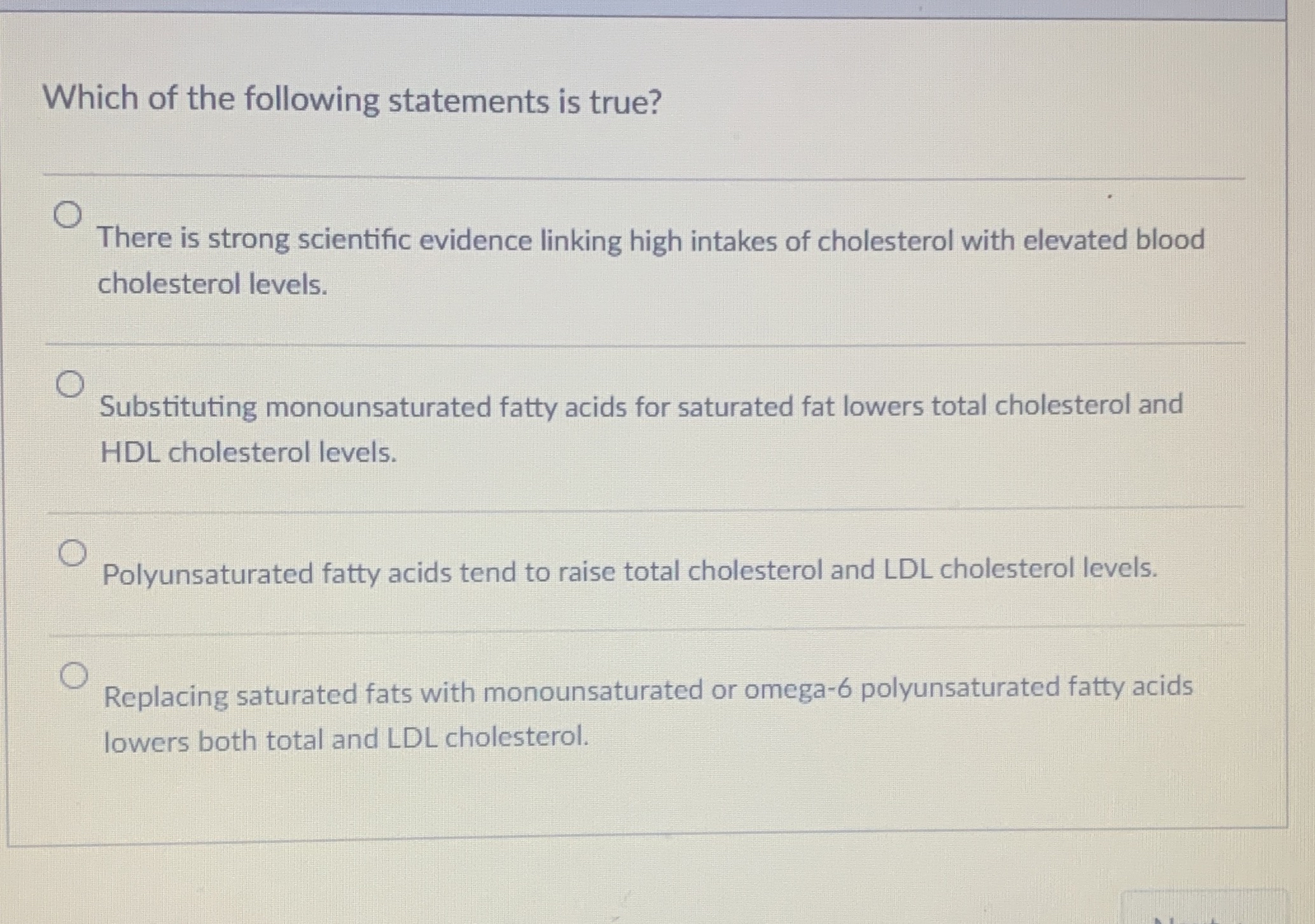 Solved There is strong scientific evidence linking high