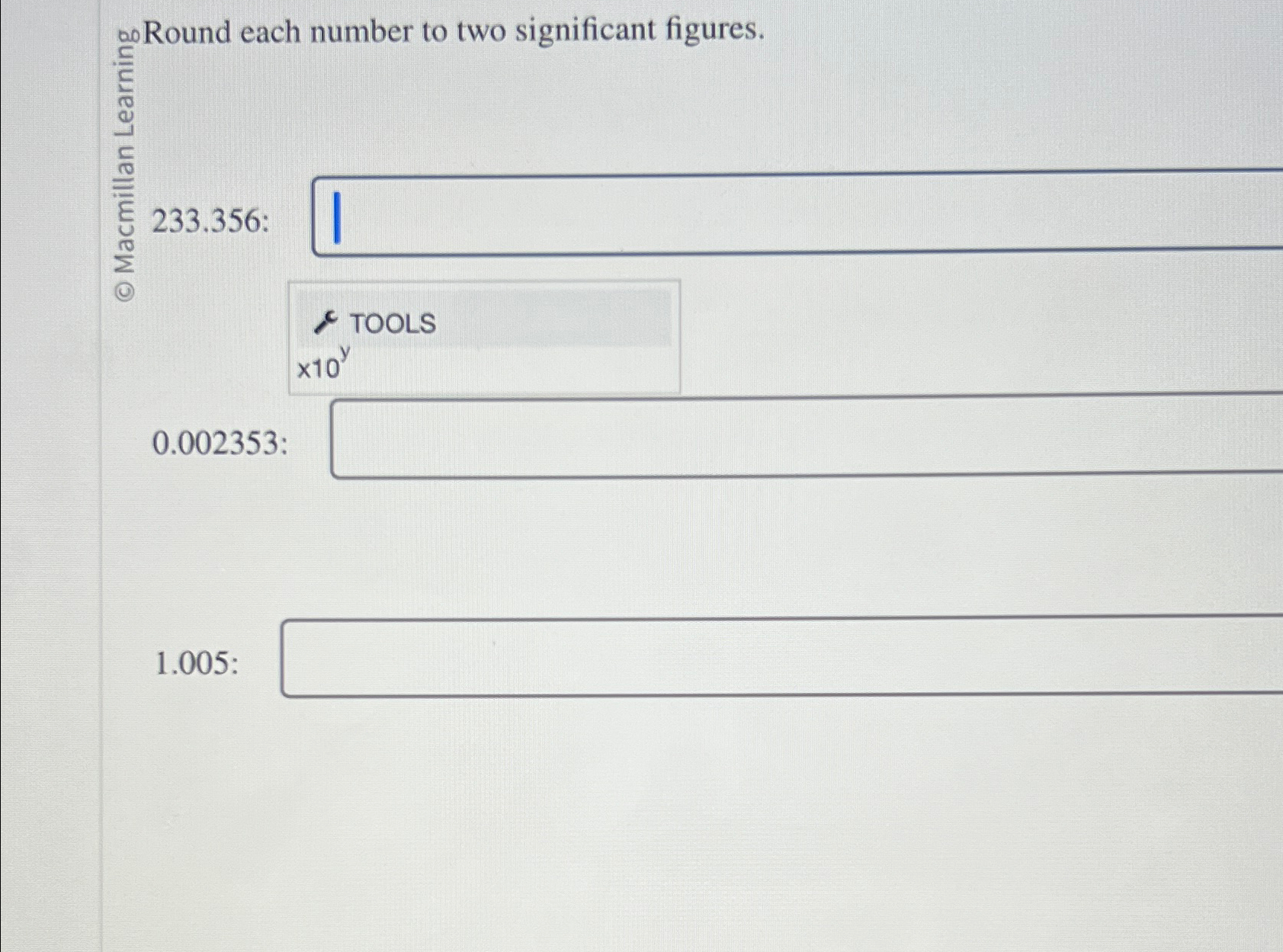 Solved or Round each number to two significant | Chegg.com