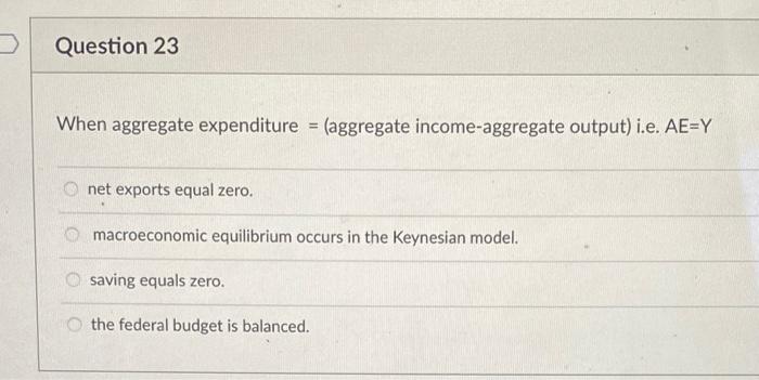 Solved Question 18 4 pts A decrease in aggregate demand (the | Chegg.com