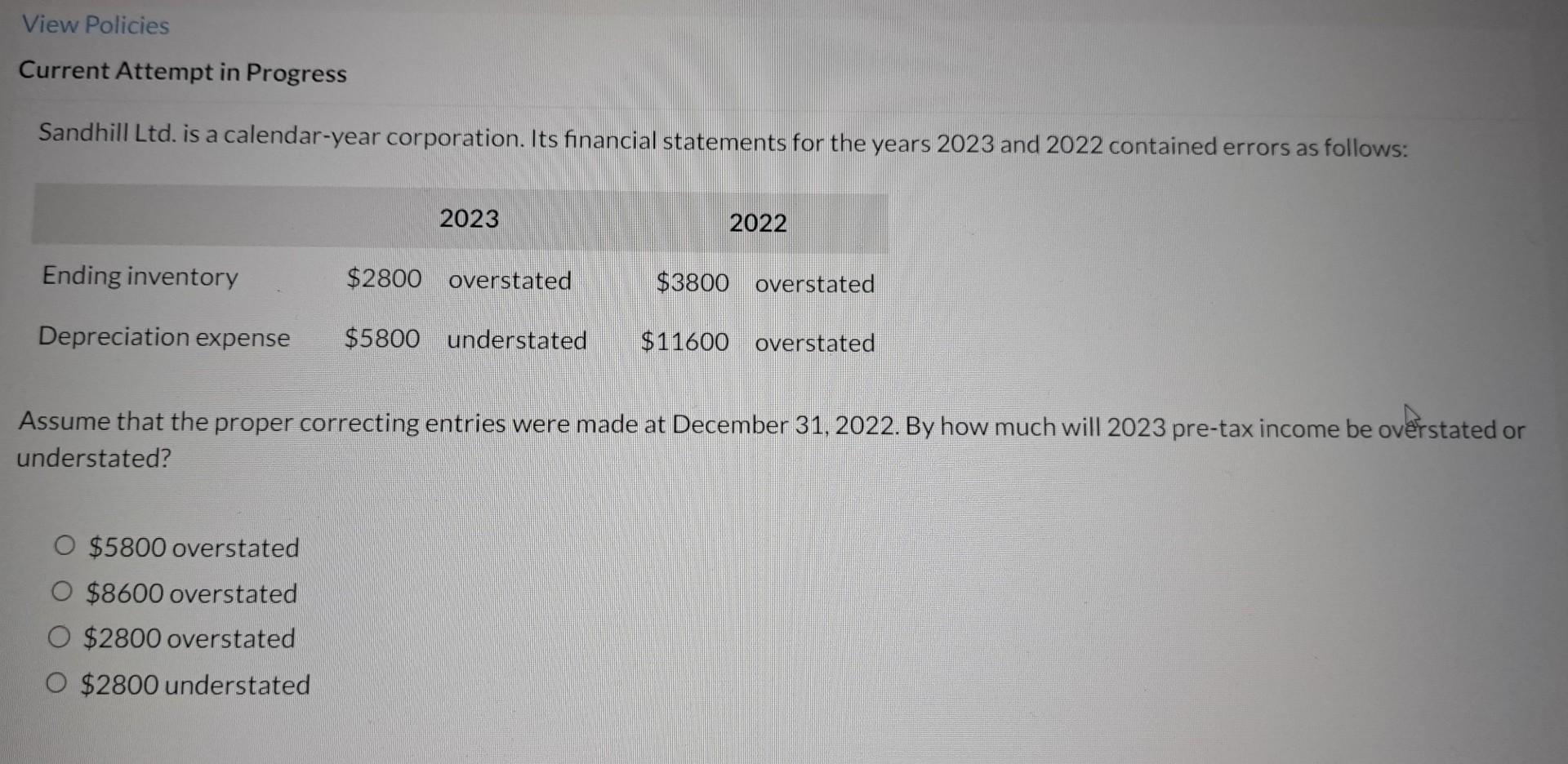 Solved Question 51 ﻿ptsCitrus Corporation is a calendar year