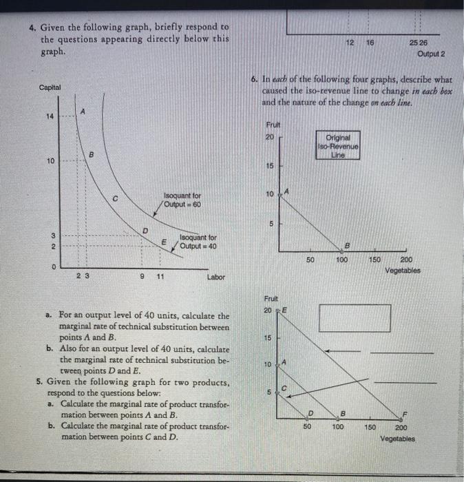 Solved 130 CHAPTER SEVEN ECONOMICS OF INPUT AND PRODUCT | Chegg.com