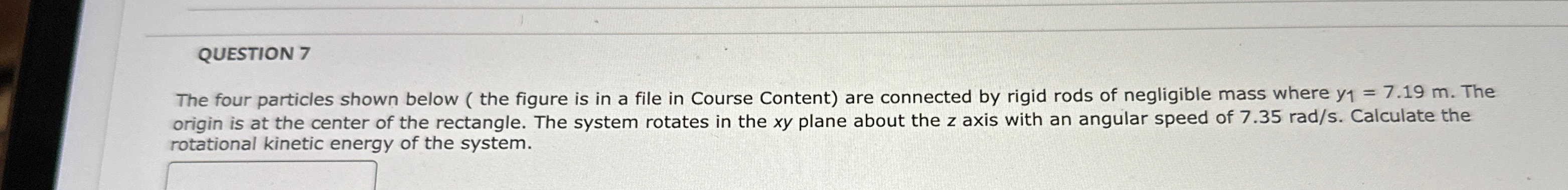 Solved QUESTION 7The four particles shown below ( ﻿the | Chegg.com