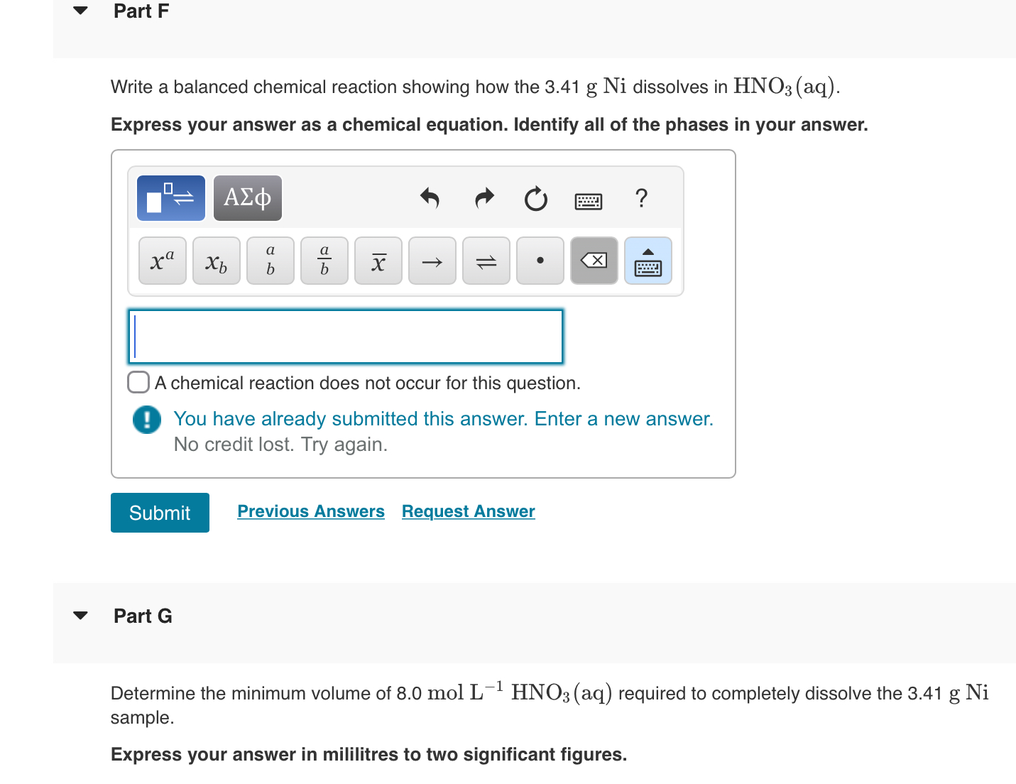 Solved Write a balanced chemical reaction showing how the | Chegg.com