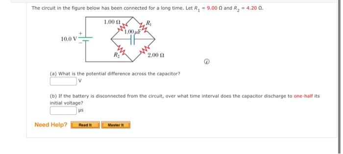 Solved The circuit in the figure below has been connected | Chegg.com
