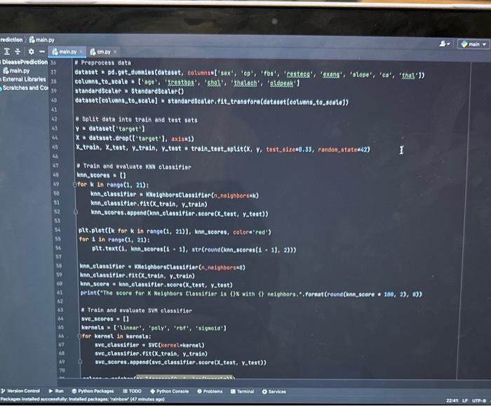 I'm getting these errors in my code. Is it due to not | Chegg.com