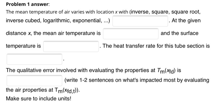 Problem 1 answer: The mean temperature of air varies | Chegg.com