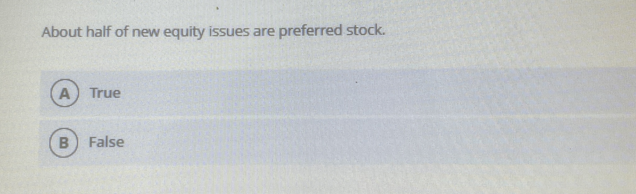 Solved About half of new equity issues are preferred | Chegg.com