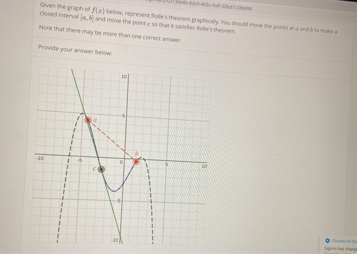 Solved 3bb8b8dc9-405c9af-50bd7c28b898 Given The Graph Of | Chegg.com