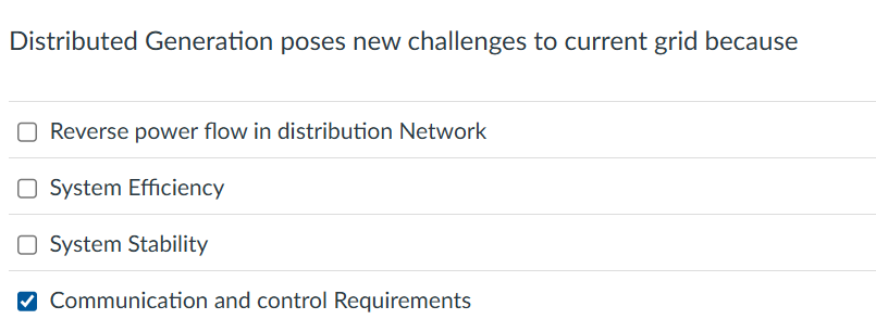 Solved Distributed Generation poses new challenges to | Chegg.com