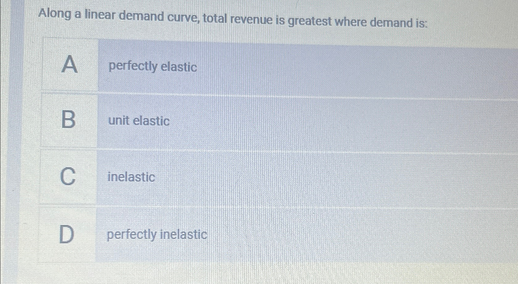 Solved Along a linear demand curve, total revenue is | Chegg.com
