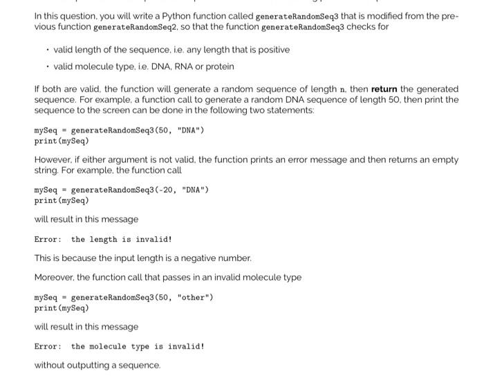 Solved USE PYTHONThe question contains an example, the | Chegg.com