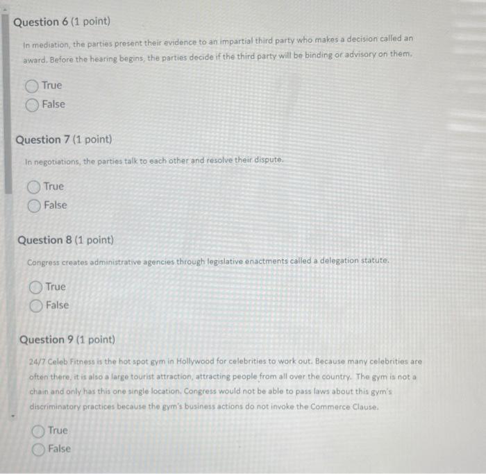Solved In mediation, the parties present their evidence to | Chegg.com