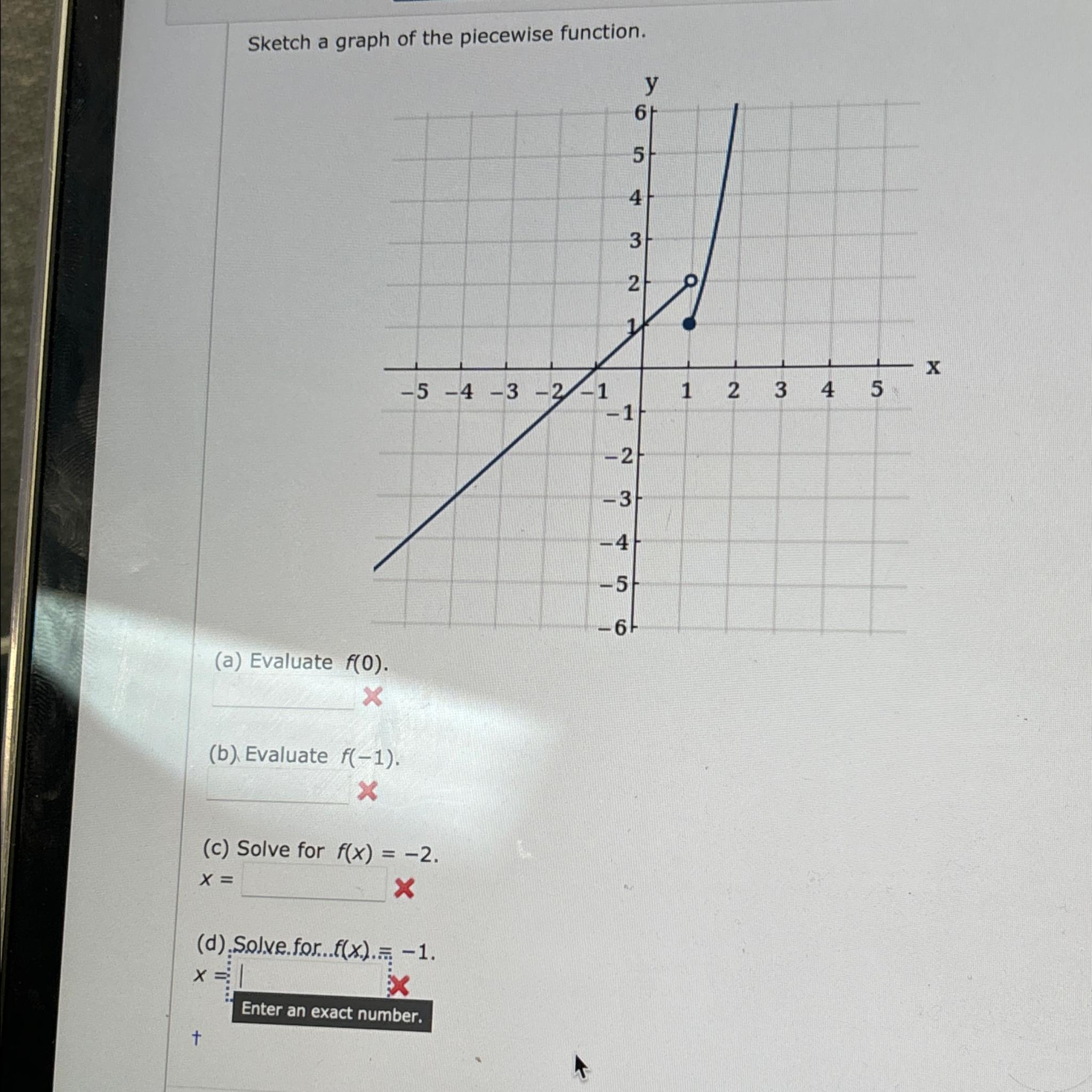 Solved Sketch a graph of the piecewise function.(a) | Chegg.com
