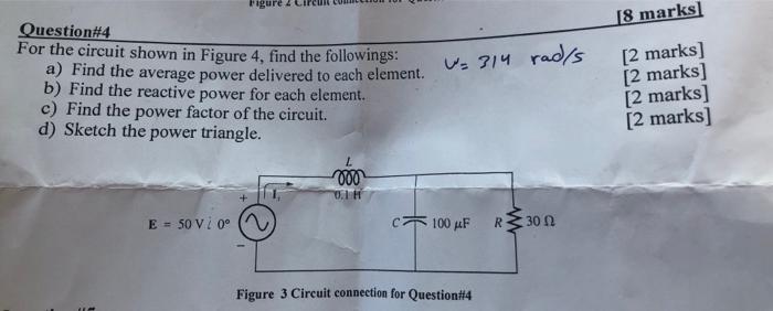 Solved QuestionH4 For the circuit shown in Figure 4, find | Chegg.com