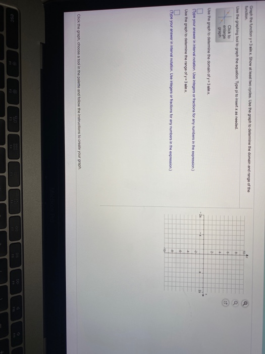 Solved graph the function y=3sinx . show atleast 2 cycles . | Chegg.com