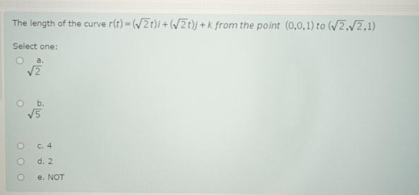 Solved The length of the curve r(t)=(22t)i+(22t)j+k ﻿from | Chegg.com