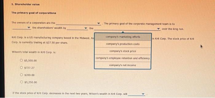 solved-the-owners-of-a-corporation-are-the-the-primary-goal-chegg