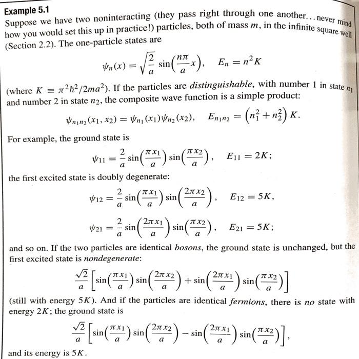 Solved Problem 5.5 (a) Write down the Hamiltonian for two | Chegg.com