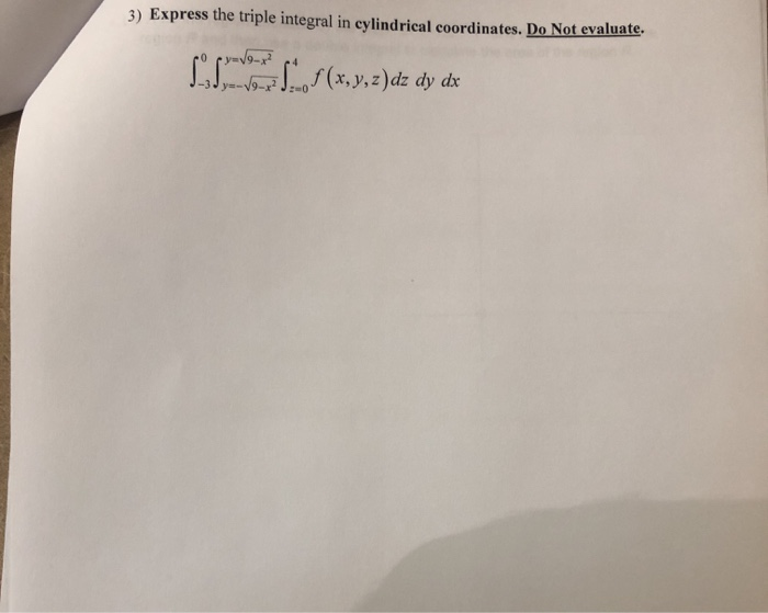 Solved 2 Find The Volume Of The Paraboloid Z 9 X2 Y2 Chegg Com