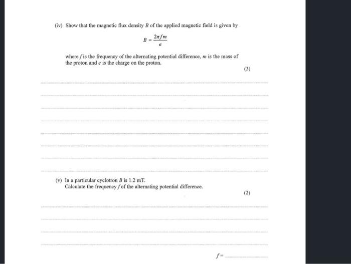 Solved (iv) Show that the magnetic flux density B of the | Chegg.com