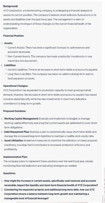 xyz company case study introduction