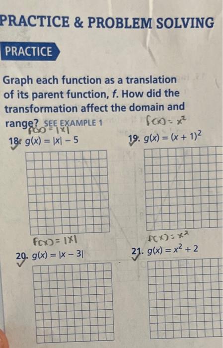 problem solving graph function