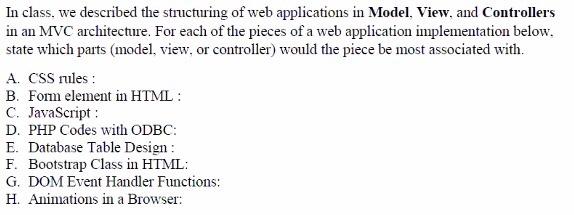 Solved In class. we described the structuring of web | Chegg.com