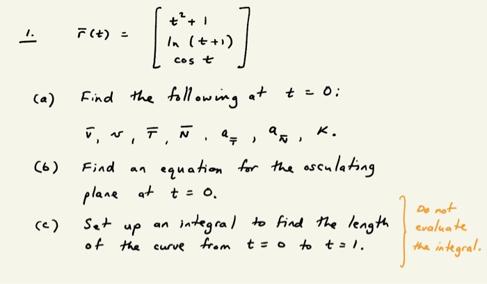 Solved 1 F T T 1 In T 1 Cost A 7 An K 6 Fin Chegg Com