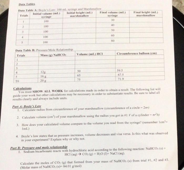 Final height (ml) marshmallow Data Tables Data Table