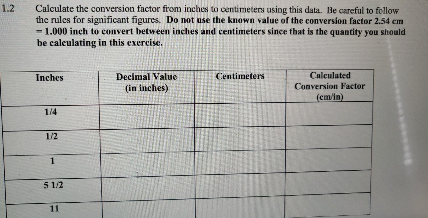 How To Convert And Formula For Inches To Centimeters (cm) - Converting  Inches To Centimeters (cm) 