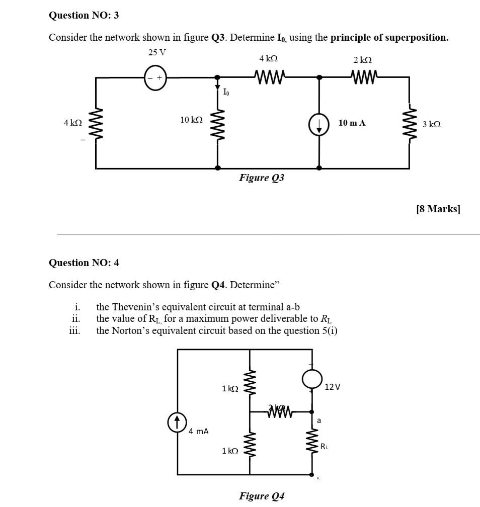 Solved Question NO: 3 Consider the network shown in figure | Chegg.com