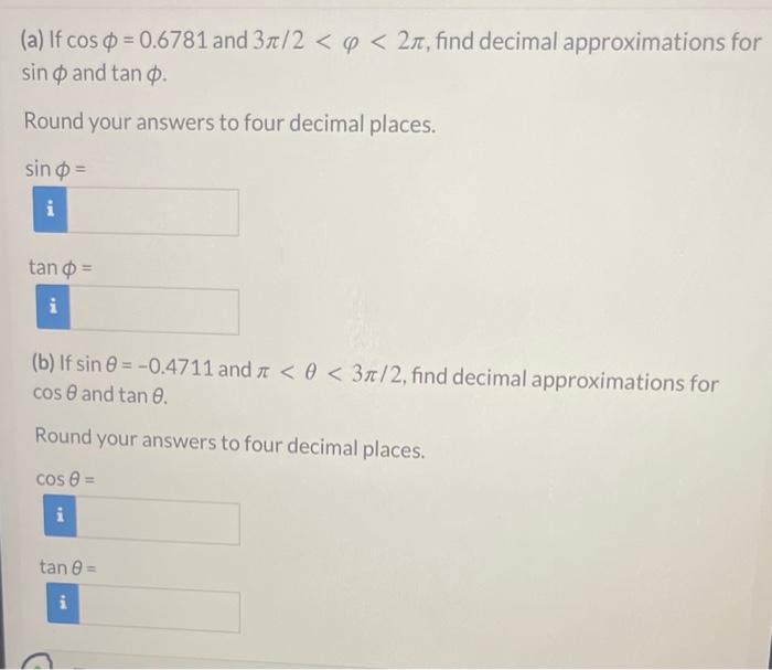 Solved If cosθ=181, what is cscθ?cotθ? NOTE: Enter the exact | Chegg.com